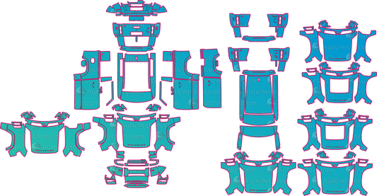 Land Rover Defender 90 L663 V8 (From 2024) SUV – pre-cut PPF pattern templates, instant digital download vector cut files (CDR, AI, PDF, SVG)