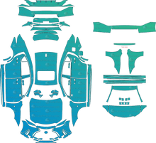 Lexus IS 500 F-Sport XE30 (From 2021) Sedan Pre-Cut PPF Pattern Templates