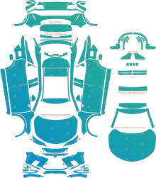 Lexus RX 500h+ F Sport, DIRECT4 XA50 (From 2023) SUV Pre-Cut PPF Pattern Templates