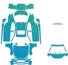 Maserati Ghibli GT (From 2018) Sedan Pre-Cut PPF Pattern Templates