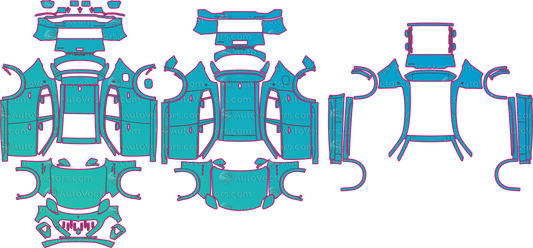 Maserati Grecale Folgore (From 2024) SUV – pre-cut PPF pattern templates, instant digital download vector cut files (CDR, AI, PDF, SVG)