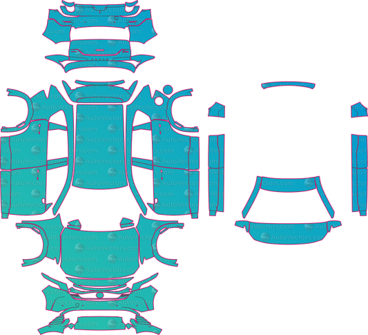 Mazda CX-5 US (From 2026) SUV – pre-cut PPF pattern templates, instant digital download vector cut files (CDR, AI, PDF, SVG)