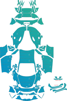 McLaren Artura (From 2022) Coupe Pre-Cut PPF Pattern Templates