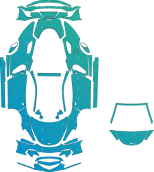 McLaren GT (From 2020) Coupe Pre-Cut PPF Pattern Templates