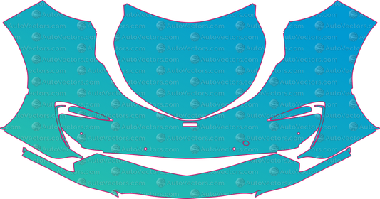 McLaren Speedtail Base (From 2021) Coupe – pre-cut PPF pattern templates, instant digital download vector cut files (CDR, AI, PDF, SVG)