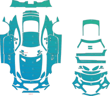 Mercedes-Benz AMG GT S C190 (From 2015) Coupe Pre-Cut PPF Pattern Templates