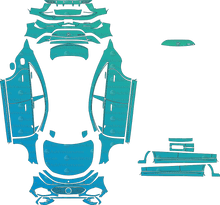 Mercedes-Benz CLA AMG Line C178 (From 2025) 4-door coupe Pre-Cut PPF Pattern Templates