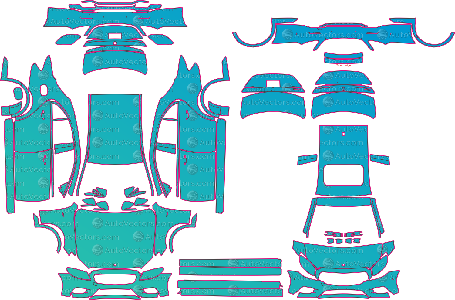 Mercedes-Benz E-Class W213 AMG Line (From 2016) Sedan – pre-cut PPF pattern templates, instant digital download vector cut files (CDR, AI, PDF, SVG)