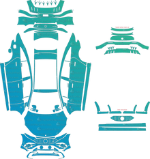 Mercedes-Benz EQS AMG 53 (From 2022) Sedan Pre-Cut PPF Pattern Templates