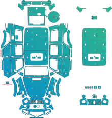 Mercedes-Benz G-Class G500 W463 (From 2018–2024) SUV Pre-Cut PPF Pattern Templates