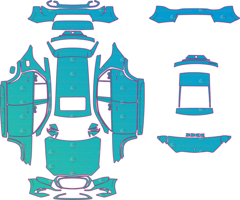 Mercedes-Benz GLE Pre-Cut PPF Pattern Templates - Download – AutoVectors