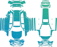 Mercedes-Benz GLS AMG Line X167 LCI (From 2024) SUV Pre-Cut PPF Pattern Templates