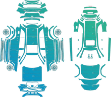 Mercedes-Benz GLS Maybach X167 (2021–2023) SUV Pre-Cut PPF Pattern Templates