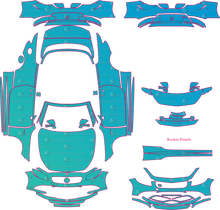 Mercedes-Benz S Class A217 AMG S63, S65 (2015-2017) Cabriolet Pre-Cut PPF Pattern Templates