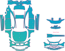 Mercedes-Benz S Class C217 AMG S63, S65 (2015-2017) Coupe Pre-Cut PPF Pattern Templates