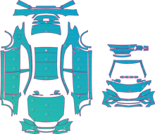 Mercedes-Benz S Class W222 Maybach S600 (2015-2017) Sedan Pre-Cut PPF Pattern Templates