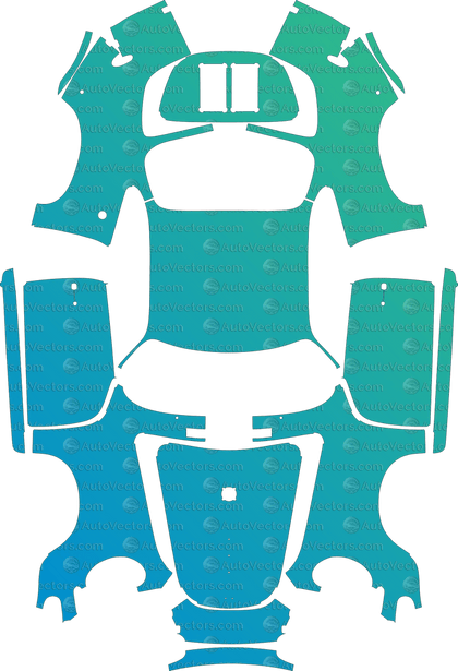Porsche 356 C (1963–1965) Coupe Pre-Cut PPF Pattern Templates