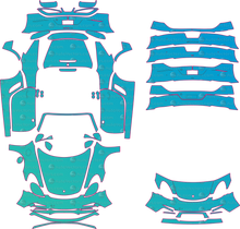 Porsche 718 Boxster 982 (From 2017) Convertible Pre-Cut PPF Pattern Templates