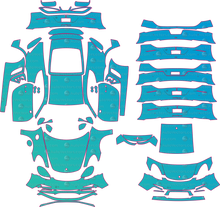 Porsche 718 Cayman 982 (From 2016) Coupe Pre-Cut PPF Pattern Templates