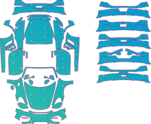 Porsche 718 Spyder 982 (From 2019) Convertible Pre-Cut PPF Pattern Templates