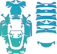 Porsche 718 Spyder RS 982 (From 2023) Convertible Pre-Cut PPF Pattern Templates