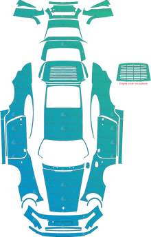 Porsche 911 (964) Turbo (1990 - 1994) Coupe Pre-Cut PPF Pattern Templates