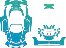 Porsche 911 (991.1) 4, 4S (2012 - 2016) Targa Pre-Cut PPF Pattern Templates