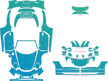 Porsche 911 (991.1) 4 GTS (2012 - 2016) Targa Pre-Cut PPF Pattern Templates