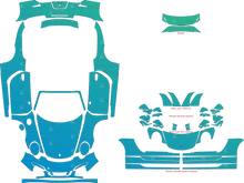 Porsche 911 (991.1) Carrera 4 GTS, Carrera GTS (2015 - 2016) Cabriolet Pre-Cut PPF Pattern Templates