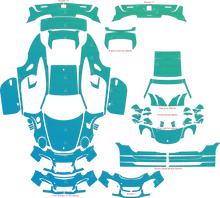 Porsche 911 (991.1) GT3 RS (2015 - 2017) Coupe Pre-Cut PPF Pattern Templates