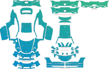 Porsche 911 (991.2) Carrera, S, 4, 4S, T (2017 - 2019) Coupe Pre-Cut PPF Pattern Templates