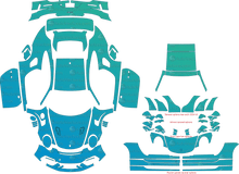 Porsche 911 (991.2) GT3 RS (2017 - 2019) Coupe Pre-Cut PPF Pattern Templates