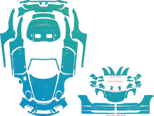Porsche 911 (991.2) Speedster (2019–2020) Cabriolet Pre-Cut PPF Pattern Templates