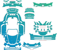 Porsche 911 (991.2) Turbo, Turbo S (2017 - 2019) Cabriolet Pre-Cut PPF Pattern Templates