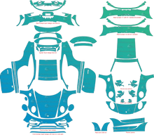 Porsche 911 (992) Carrera GTS, Carrera 4 GTS and Aero kit (From 2022) Coupe Pre-Cut PPF Pattern Templates