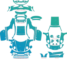 Porsche 911 (992) Carrera S, 4S Sport Design and Aero kit (From 2020) Coupe Pre-Cut PPF Pattern Templates