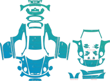 Porsche 911 (992) Dakar (From - 2023) Coupe Pre-Cut PPF Pattern Templates