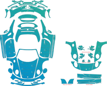 Porsche 911 (992) Turbo, Turbo S (From 2020) Cabriolet Pre-Cut PPF Pattern Templates