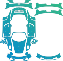 Porsche 911 (992.2) Carrera (From 2025) Cabriolet Pre-Cut PPF Pattern Templates