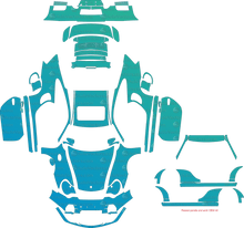 Porsche 911 (996.2) GT2 (2002 - 2005) Coupe Pre-Cut PPF Pattern Templates
