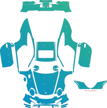 Porsche 911 (997.1) Carrera, 4, 4S, S  (2005 - 2008) Coupe Pre-Cut PPF Pattern Templates