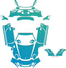 Porsche 911 (997.1) Turbo, Turbo S (2007 - 2009) Coupe Pre-Cut PPF Pattern Templates