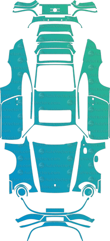 Porsche 911 Carrera RS G-Series (1974–1975) Coupe Pre-Cut PPF Pattern Templates