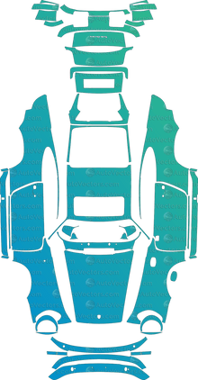 Porsche 911 Carrera Turbo 930 (1976–1977) Coupe Pre-Cut PPF Pattern Templates