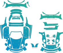 Porsche 911 Targa, Targa 4S (From - 2021) Targa Pre-Cut PPF Pattern Templates