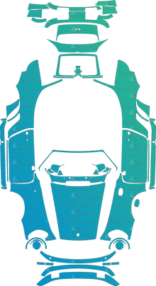 Porsche 911 Turbo 930 G-Series (1987–1989) Cabriolet Pre-Cut PPF Pattern Templates