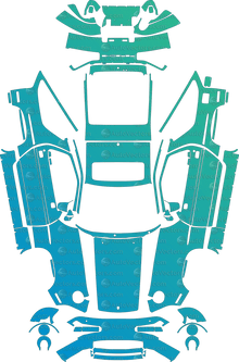 Porsche 928 S4 (1987–1991) Coupe Pre-Cut PPF Pattern Templates