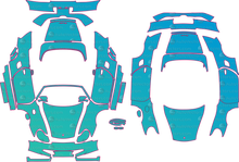 Porsche Boxster 986 (From 2001) Convertible Pre-Cut PPF Pattern Templates