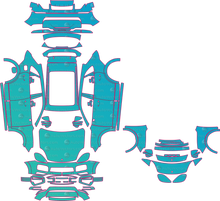 Porsche Cayenne 9YA GTS (From 2020) SUV Pre-Cut PPF Pattern Templates
