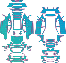 Porsche Cayenne 9YA Turbo S E-Hybrid-Turbo (From 2018) SUV Pre-Cut PPF Pattern Templates